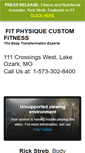Mobile Screenshot of fitphysiqueonline.com